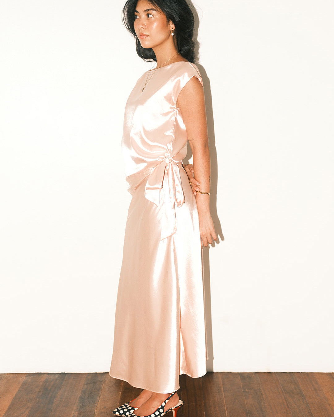 CHANTAL A-line Midi Skirt (MTO)