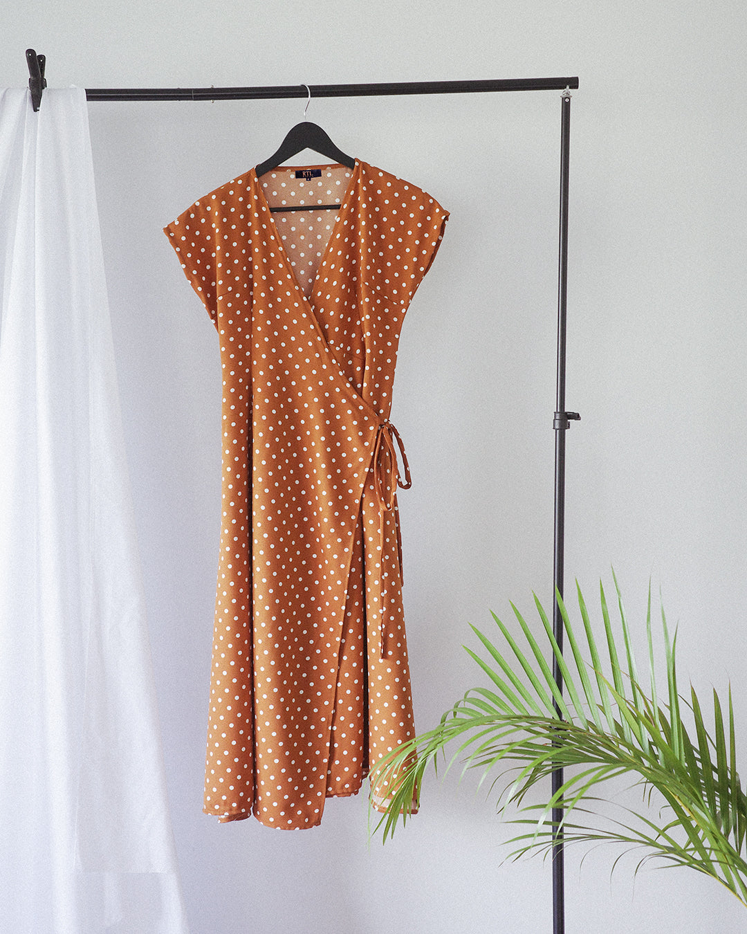SIENNA Polka Dot Wrap Dress (MTO)