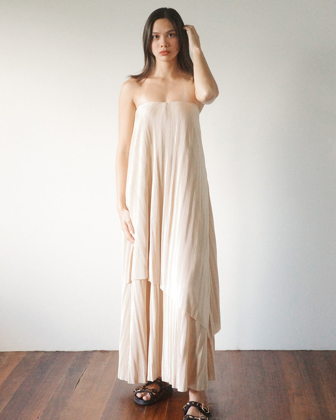 MARGOT 3-in-1 Layered Pleated Dress (MTO)