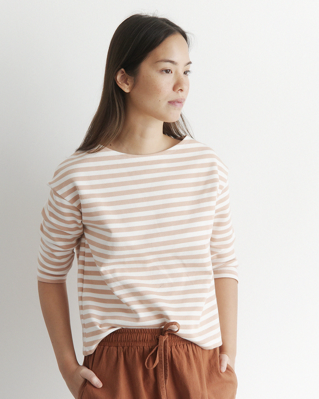 LUCY Striped Breton T-Shirt