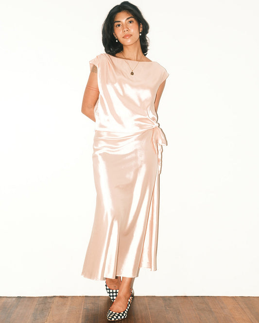 CHANTAL A-line Midi Skirt (MTO)