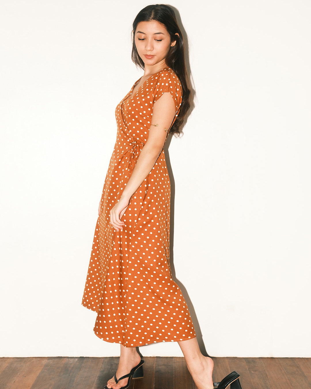 SIENNA Polka Dot Wrap Dress (MTO)