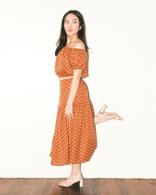 BIANCA Polka Dot Top and Skirt Co-ords (MTO)