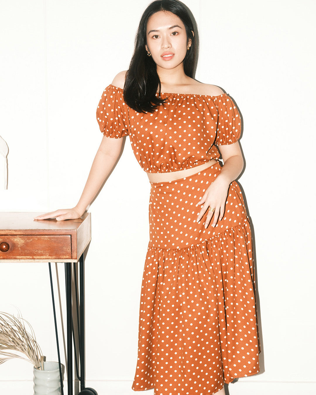 BIANCA Polka Dot Top and Skirt Co-ords (MTO)
