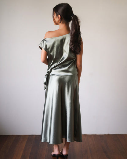CHANTAL A-line Midi Skirt (MTO)