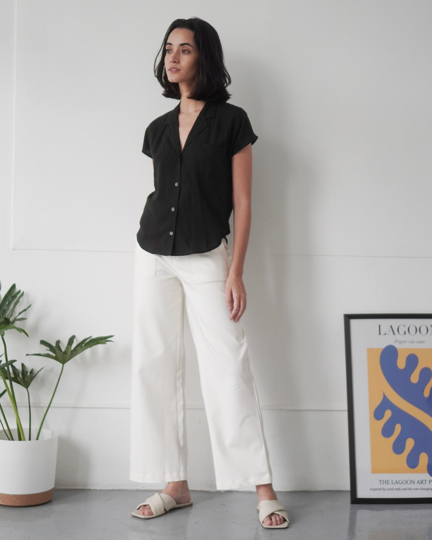 COLETTE Wide-Leg Trousers