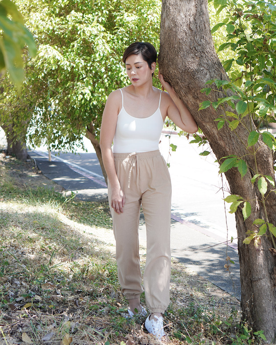 ALEXA Linen Joggers