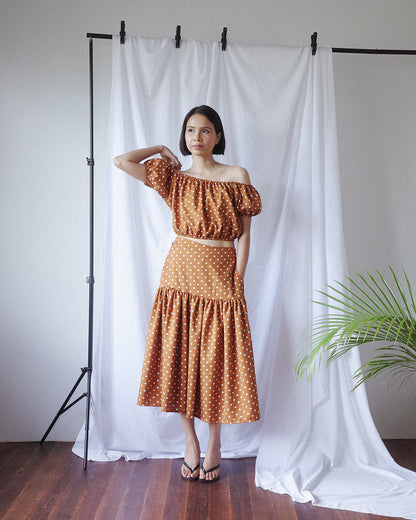 BIANCA Polka Dot Top and Skirt Co-ords (MTO)
