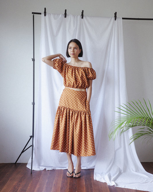 BIANCA Polka Dot Top and Skirt Co-ords (MTO)