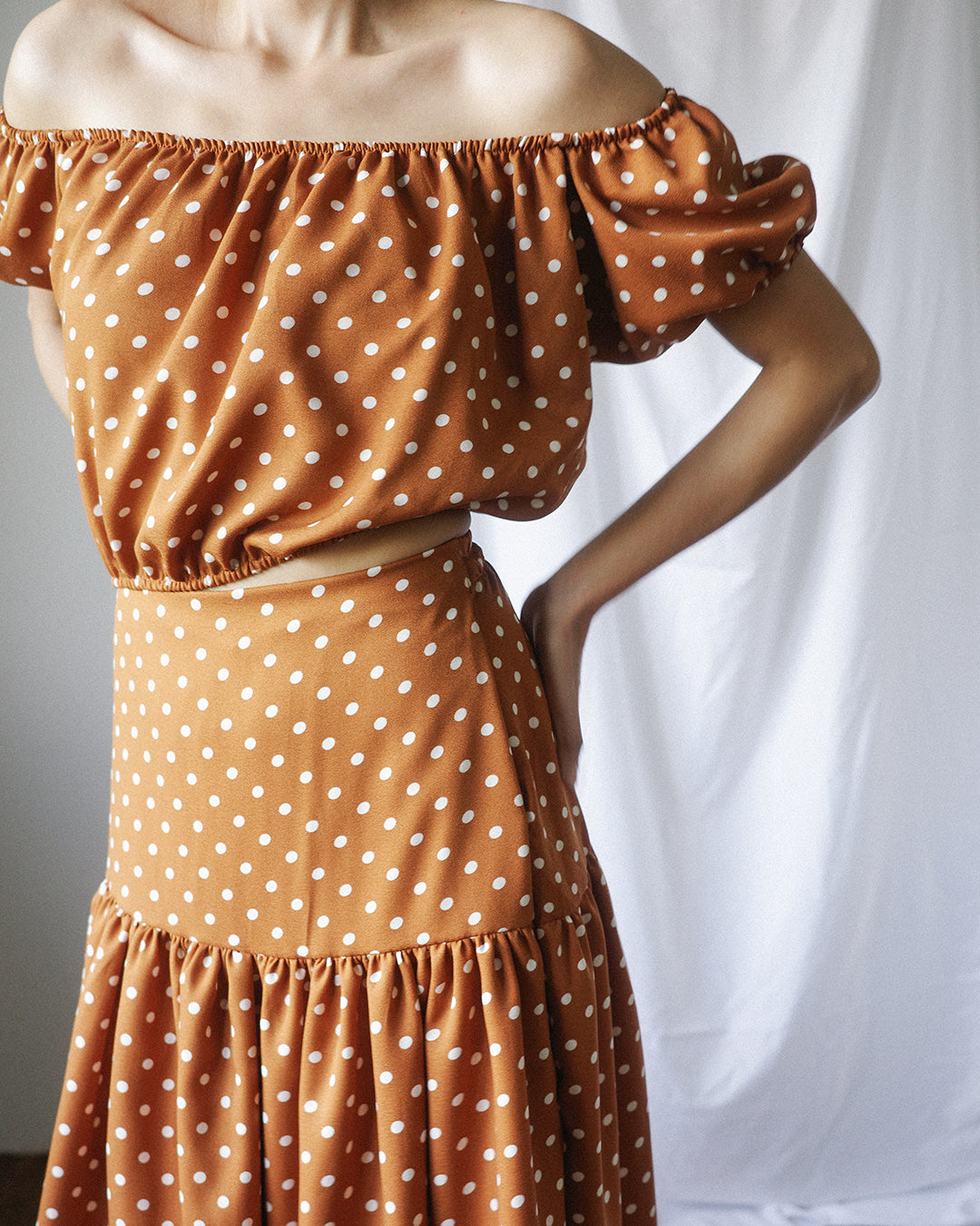 BIANCA Polka Dot Top and Skirt Co-ords (MTO)