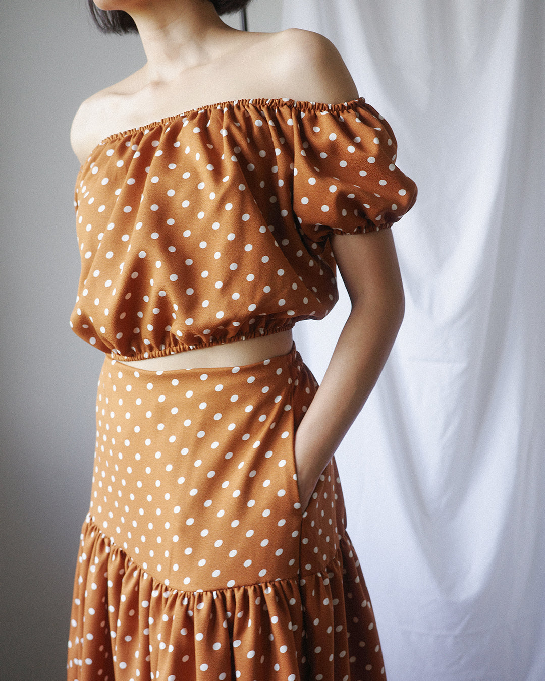 BIANCA Polka Dot Top and Skirt Co-ords (MTO)