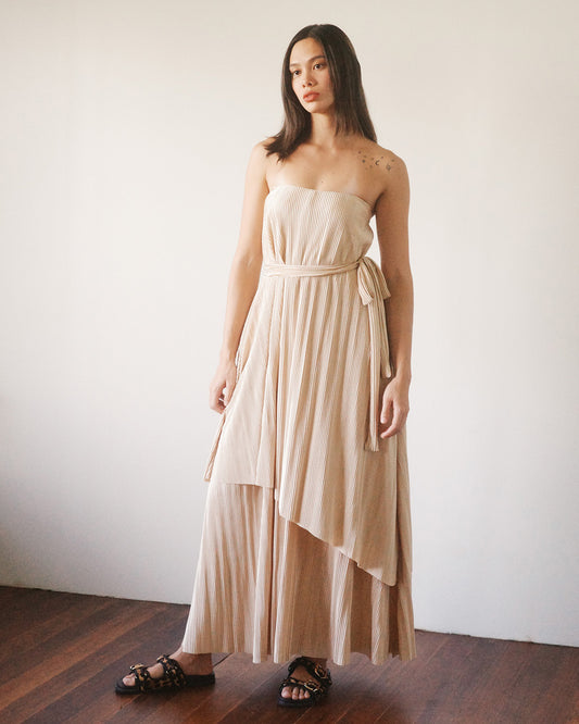 MARGOT 3-in-1 Layered Pleated Dress (MTO)