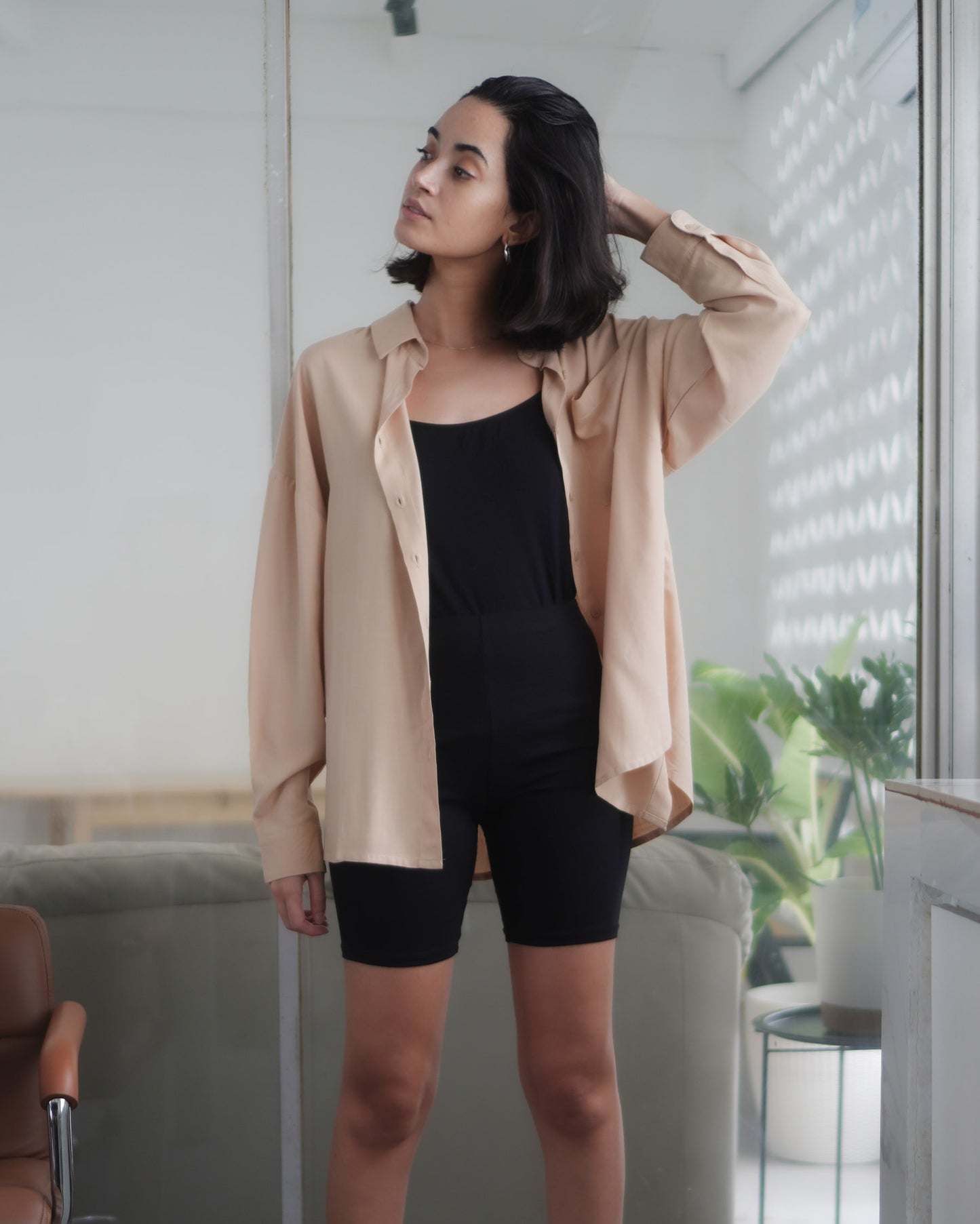 EMILIANA Oversized Long Sleeve Shirt