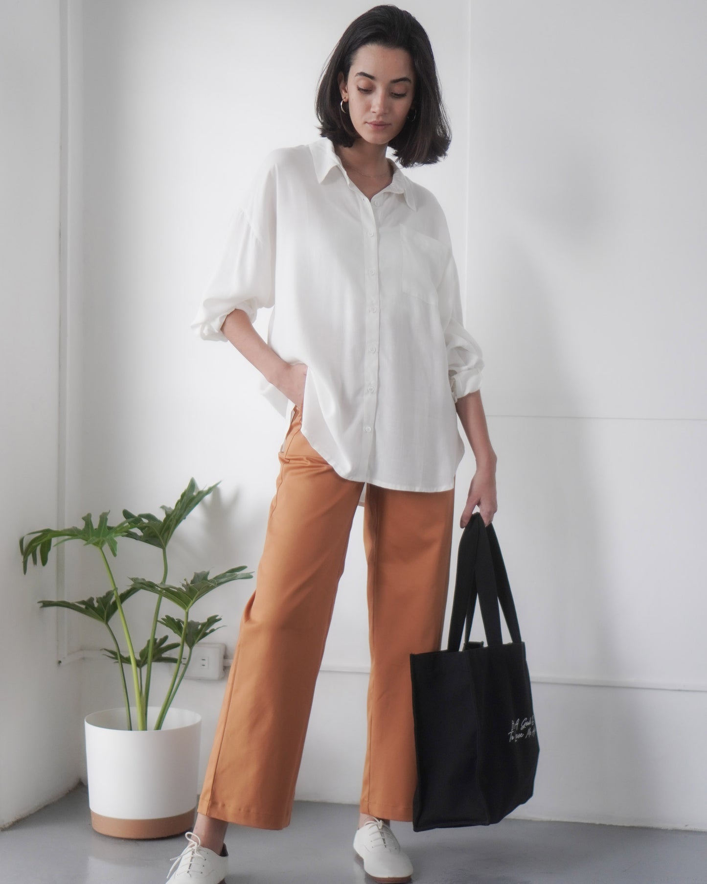 EMILIANA Oversized Long Sleeve Shirt