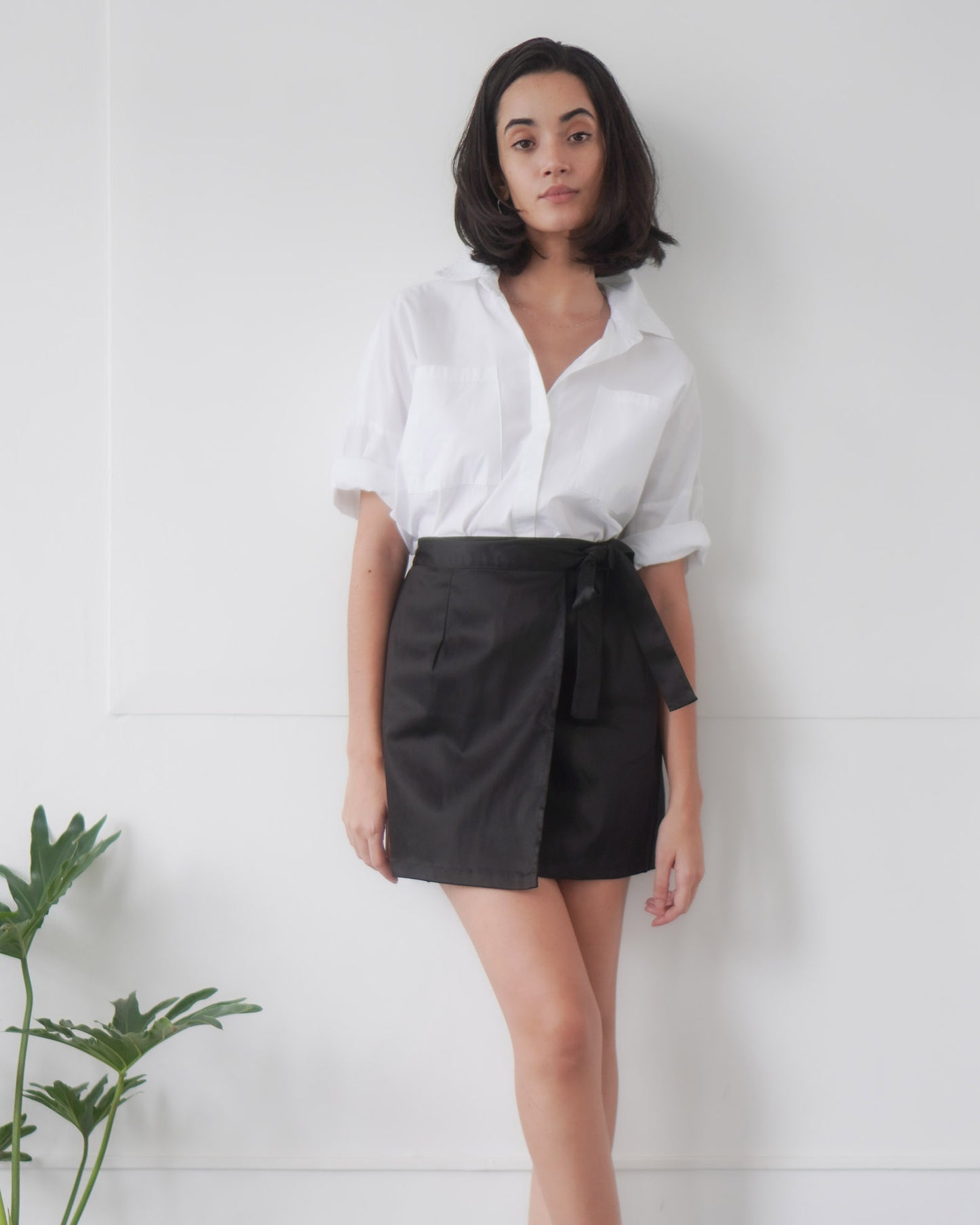 LYLA Wrap Mini Skirt